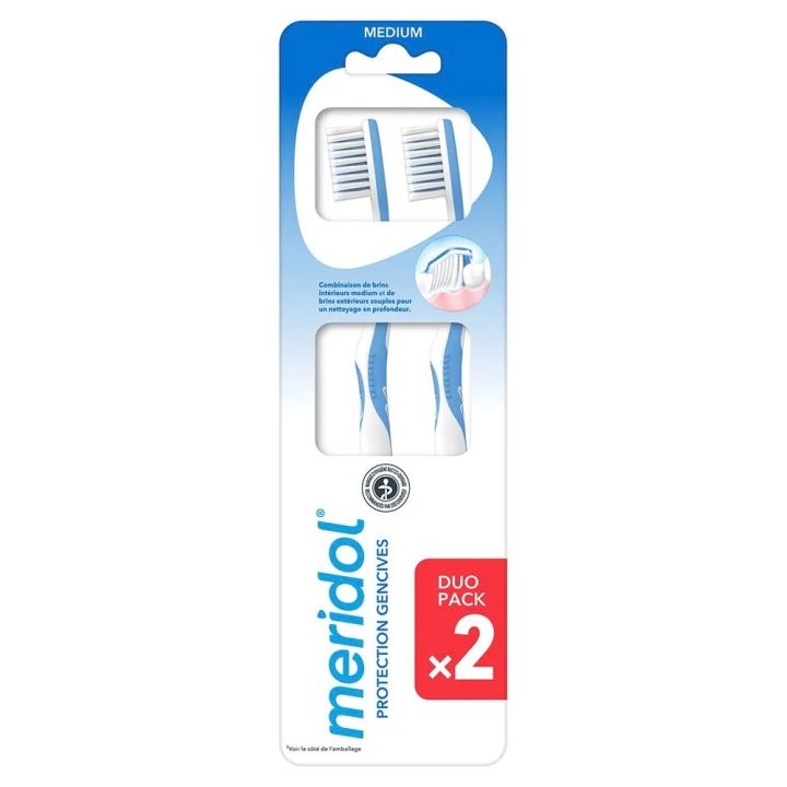 Zahnbürsten Duo-Pack mittel Meridol - Set mit 2 Zahnbürsten