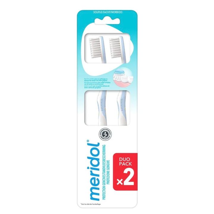 Meridol weiche Zahnbürste Duo-Pack - 2 Zahnbürsten