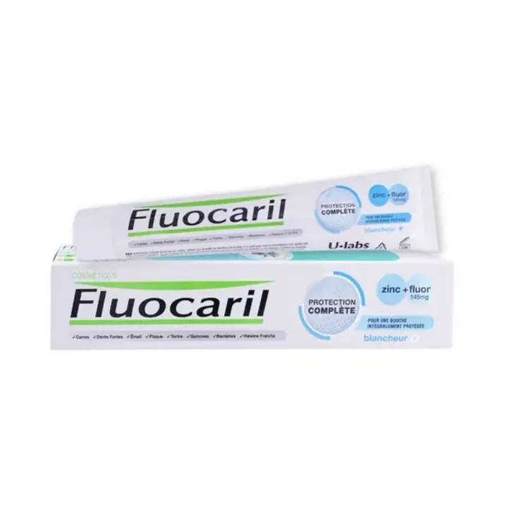 Zahnpasta für weiße Zähne mit umfassendem Schutz Fluocaril - Tube mit 75 ml