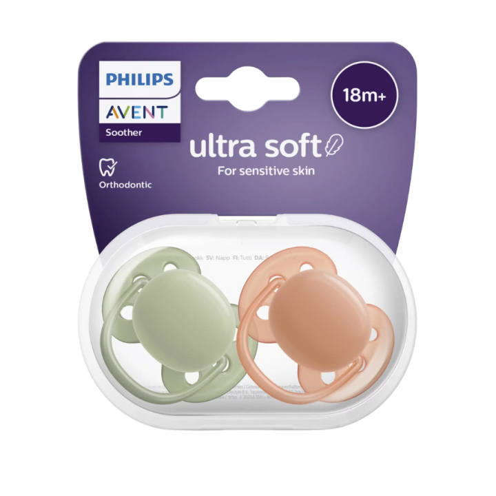 Ultraweiche Schnuller 18 Monate und älter Philips Avent - 2er-Pack Schnuller