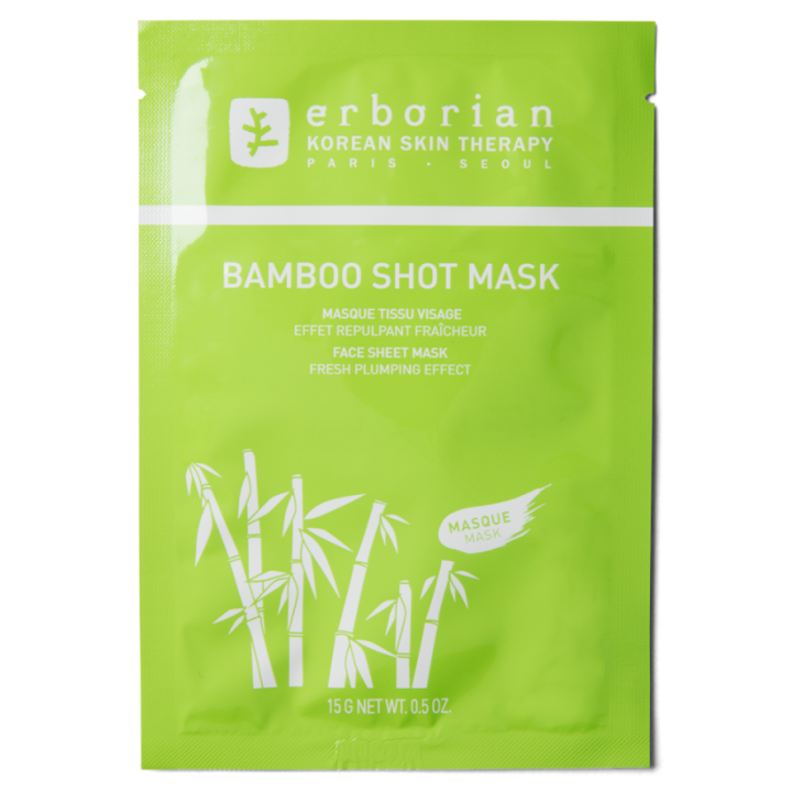 Bamboo Shot Maske Erborian - Beutel mit einer Maske