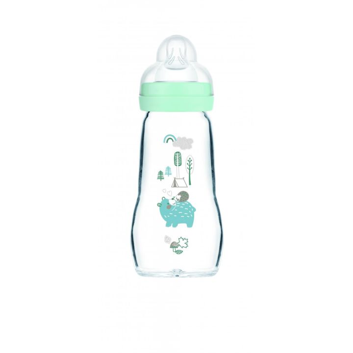 Glasflasche 0 Monate und älter MAM - 1 Flasche 260 ml