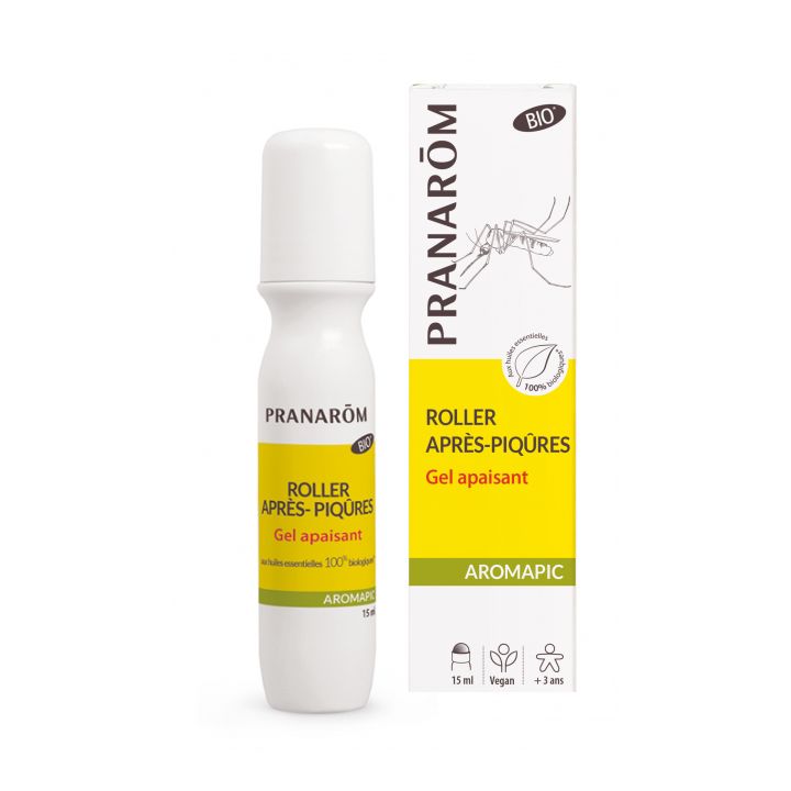 Roller Gel zur Linderung von Stichen bio Aromapic Pranarôm - Roll-on mit 15ml