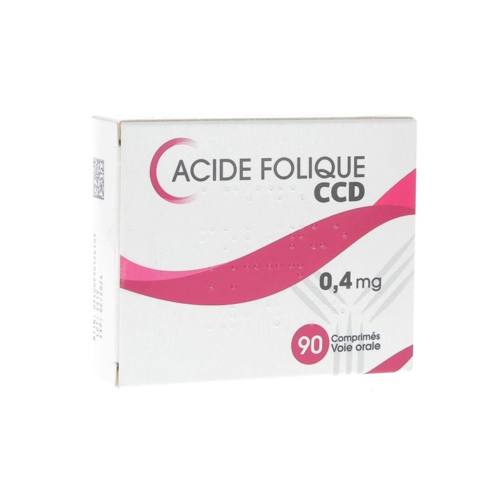 Folsäure CCD 0,4 mg Tablette - Packung mit 90 Tabletten