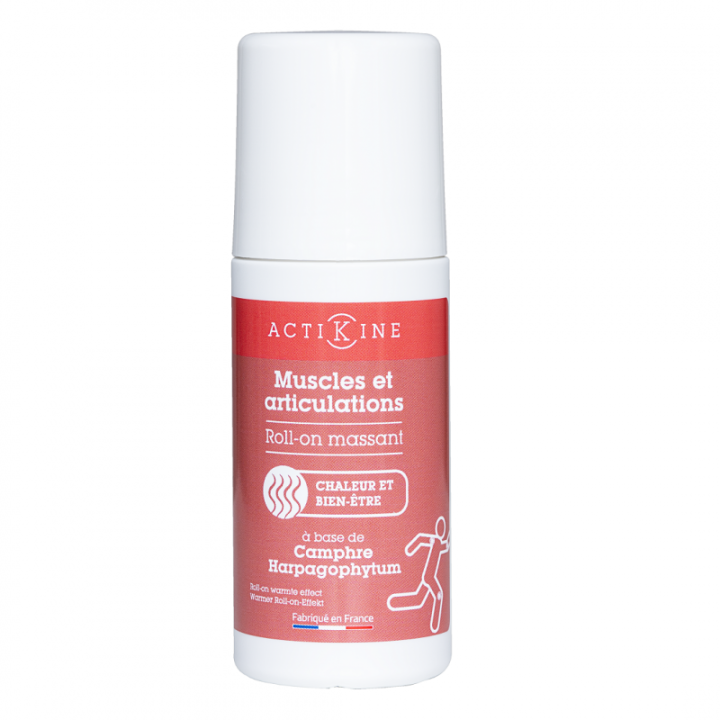 Actikine Roll-on zur Massage von Muskeln und Gelenken Marke Verte - Roll-on von 60ml