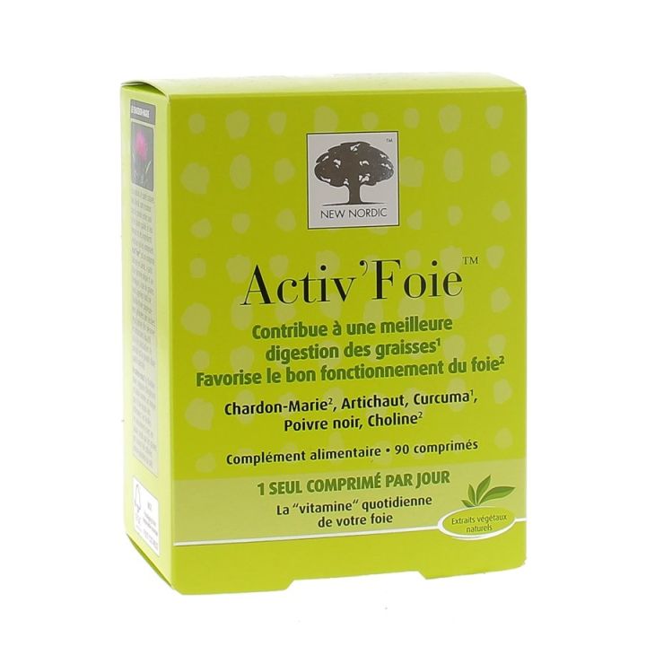 Activ'Foie New Nordic - 90 Tabletten Box
