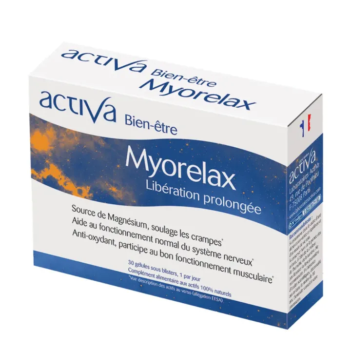 Activa Wohlbefinden Myorelax - Packung mit 30 Kapseln