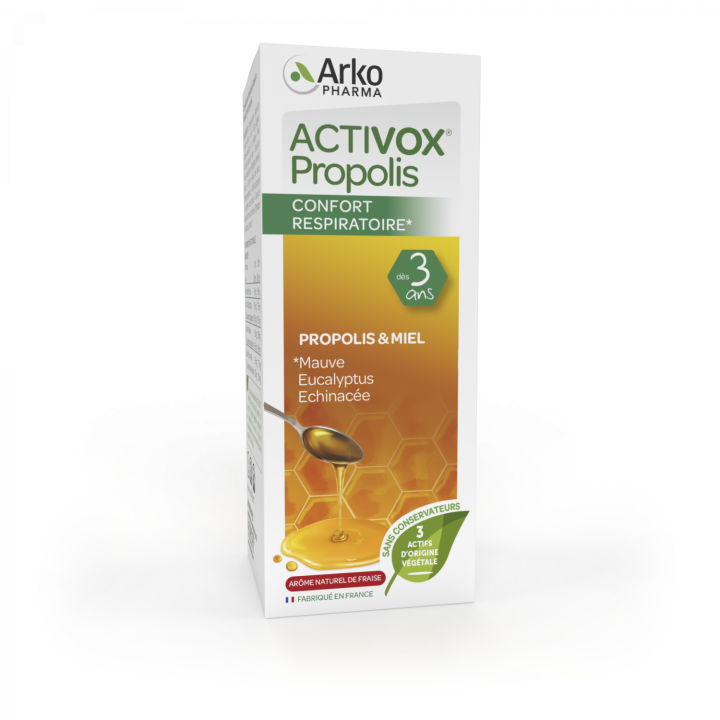 Activox Propolis Sirup Atemkomfort Arkopharma - Flasche mit 140ml