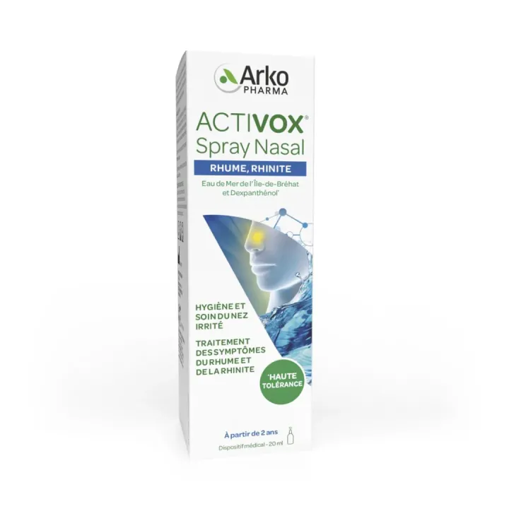 Activox Nasenspray Erkältung und Rhinitis Arkopharma - Flasche mit 20 ml