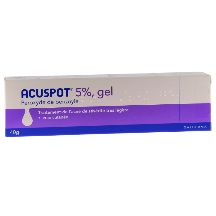 Acuspot 5 % Benzoylperoxid-Gel Galderma - Tube mit 40 g