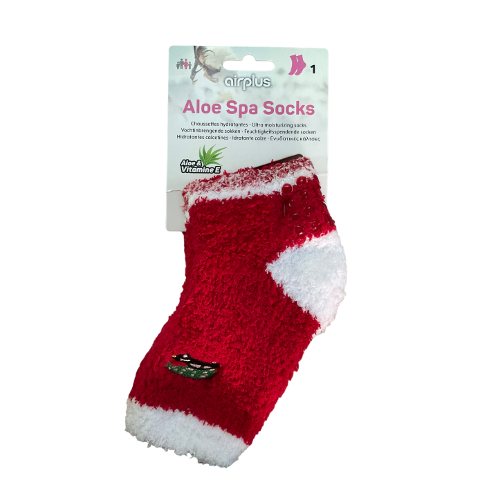 Aloe Spa Socken Feuchtigkeitssocken für Frauen Weihnachten Airplus - ein Paar Socken