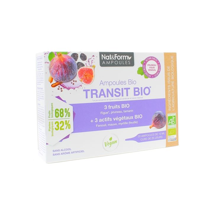 Bio Nat&Form Frucht-Transitampullen - 20 Ampullen zu je 10 ml
