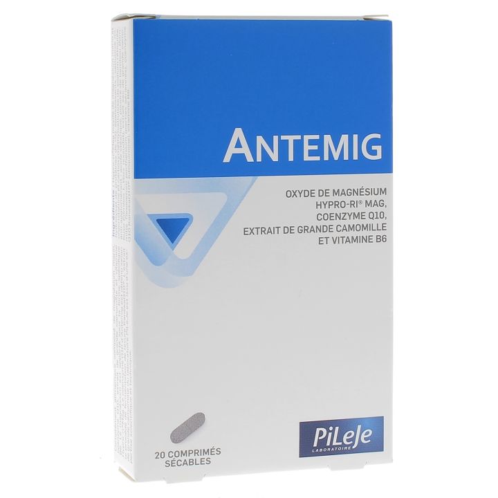 Antemig Pileje - Packung mit 20 teilbaren Tabletten