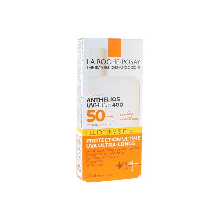 Anthelios UVMune 400 Unsichtbares, parfümfreies Sonnenfluid SPF 50+ La Roche-Posay - Flasche mit 50 ml