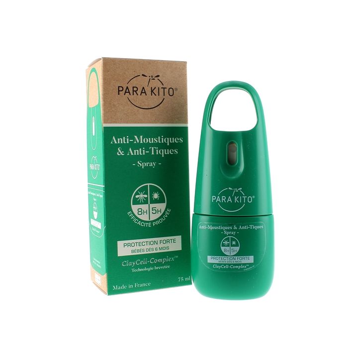 Anti-Mücken & Anti-Zecken Spray Schutz Stark Para kito - Spray von 75 ml
