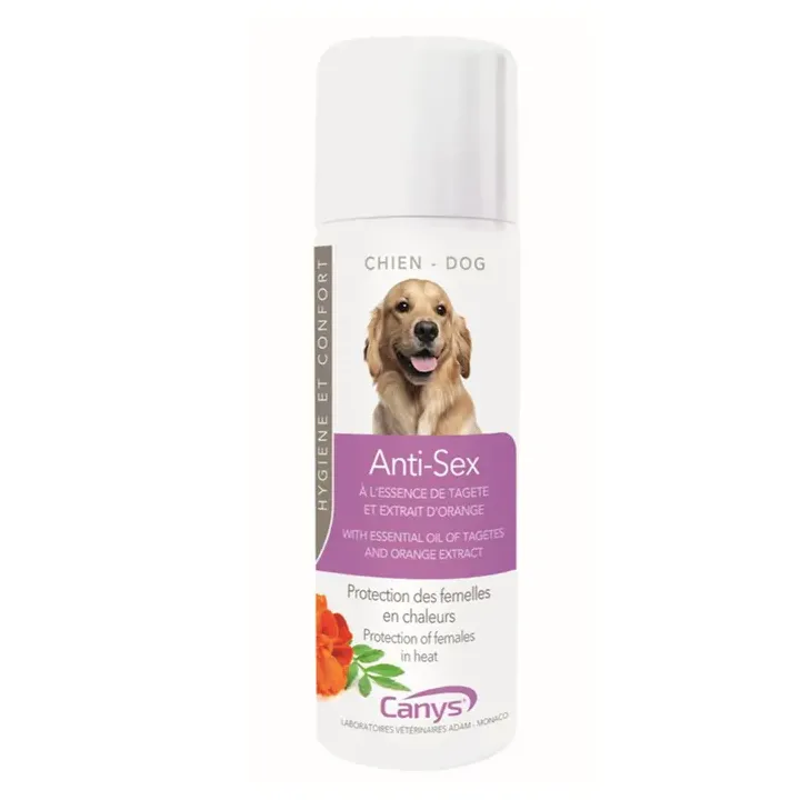 Anti-Sex-Schutz für läufige Hündinnen Canys - Spray 150 ml