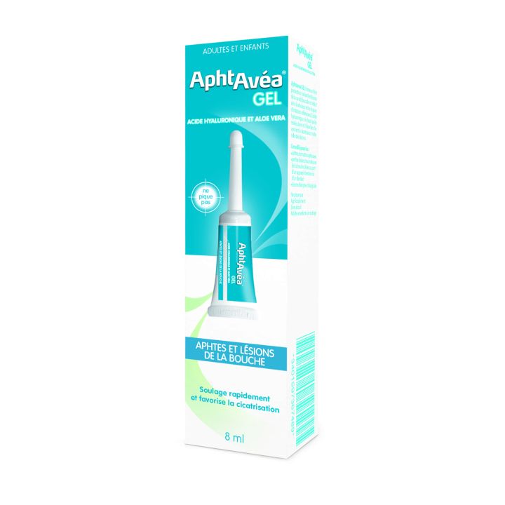 AphtAvéa Gel gegen Aphthen und Mundschäden - Tube mit 8 ml