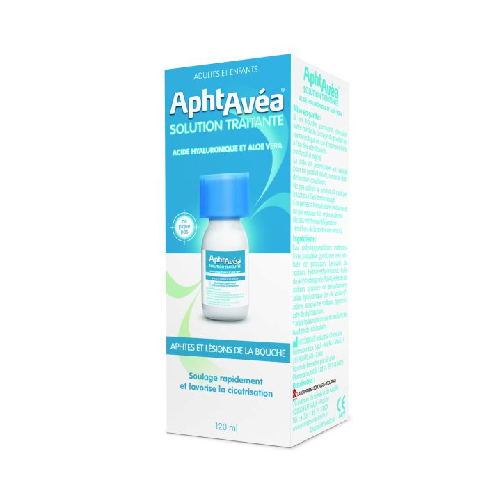 Aphten und Mundschleimhautläsionen AphtAvéa - Flasche mit 120 ml