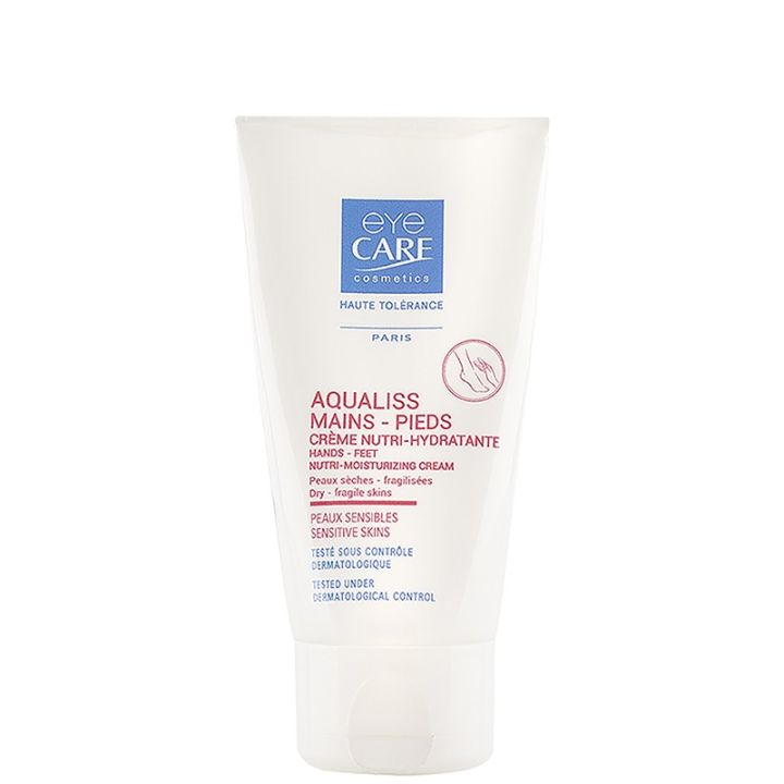 Aqualiss Nährende Feuchtigkeitscreme für Hände und Füße Eye Care - Tube mit 50 ml