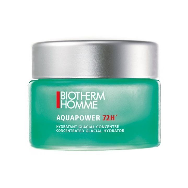 Aquapower 72H Feuchtigkeitsspendendes Gletscherkonzentrat für Männer Biotherm - 50 ml Tiegel