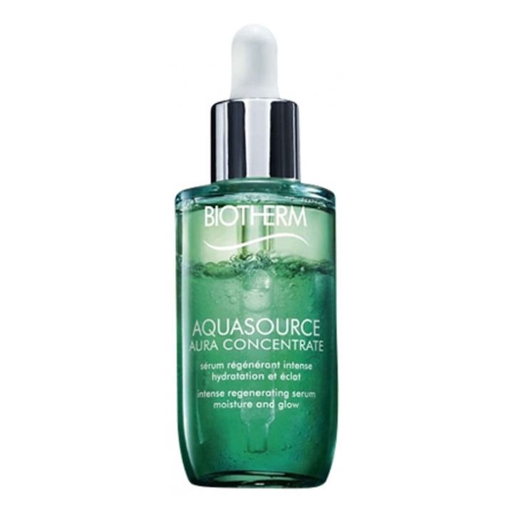 Aquasource Aura Concentrate Intensiv regenerierendes Serum für Feuchtigkeit und Strahlkraft Biotherm - Pipettenflasche mit 50 ml