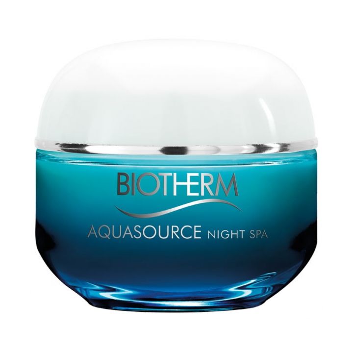 Aquasource Night Spa Nachtbalsam mit dreifacher Spa-Wirkung von Biotherm - 50 ml Tiegel