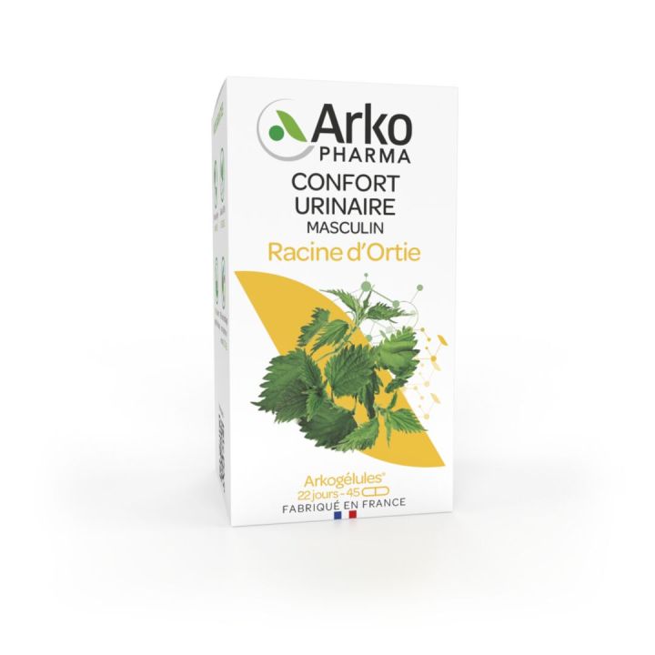 Arkogélules Brennnesselwurzel Arkopharma - Packung mit 45 Kapseln