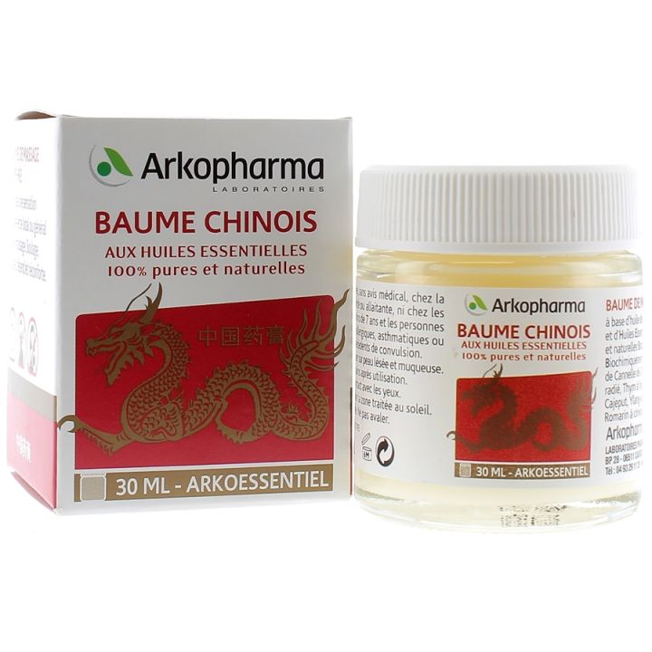 Arko essentielles chinesisches Balsam mit ätherischen Ölen Arkopharma - 30 ml Topf