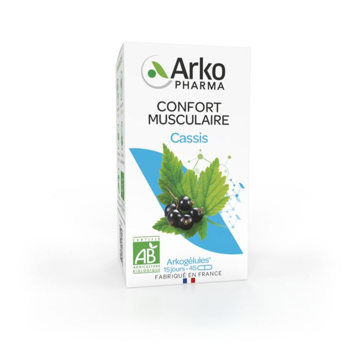 Arkogélules Schwarze Johannisbeere bio Arkopharma - Packung mit 45 Kapseln