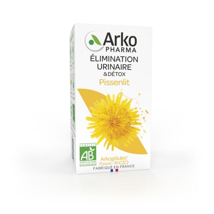 Arkogélules Löwenzahn Arkopharma - Packung mit 45 Kapseln