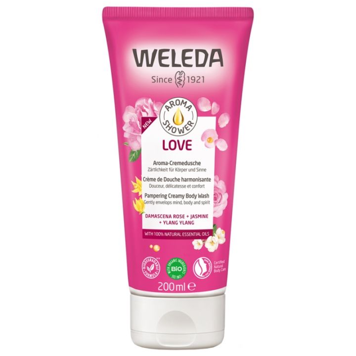 Aroma Shower Love Harmonisierende Duschcreme Weleda - Tube mit 200ml