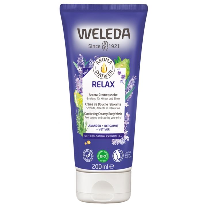 Aroma Shower Relax Bio-Duschcreme Weleda - Tube mit 200 ml
