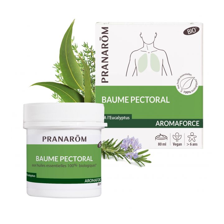 Aromaforce Brustbalsam BIO Pranarôm - 80 ml Topf