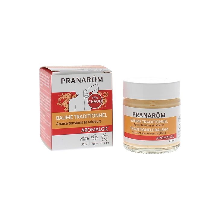 Aromalgic Traditionelle Salbe gegen Verspannungen und Steifheit Pranarôm - 30 ml Tiegel
