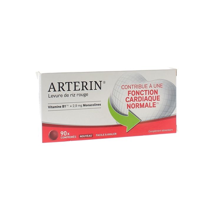 Arterin Rote Reishefe - Packung mit 90 Tabletten