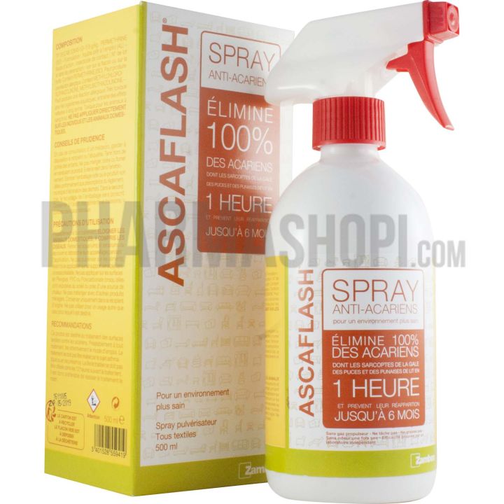 Ascaflash Spray gegen Milben Zambon - Sprühflasche 500 ml