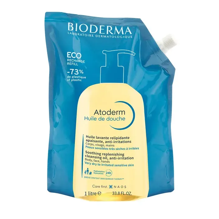 Atoderm Duschöl Bioderma - Öko-Nachfüllung von 1L