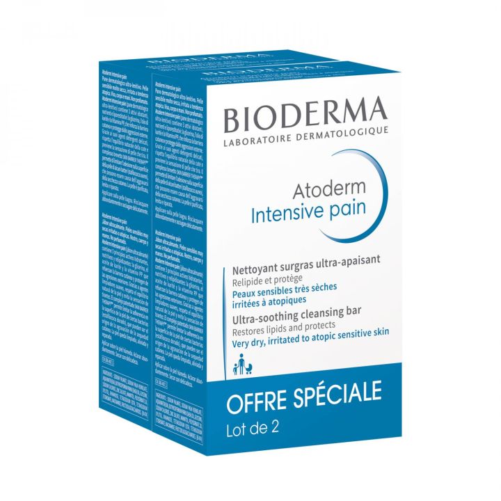Atoderm Überfettende Seife Bioderma - 2 x 150 g Packung