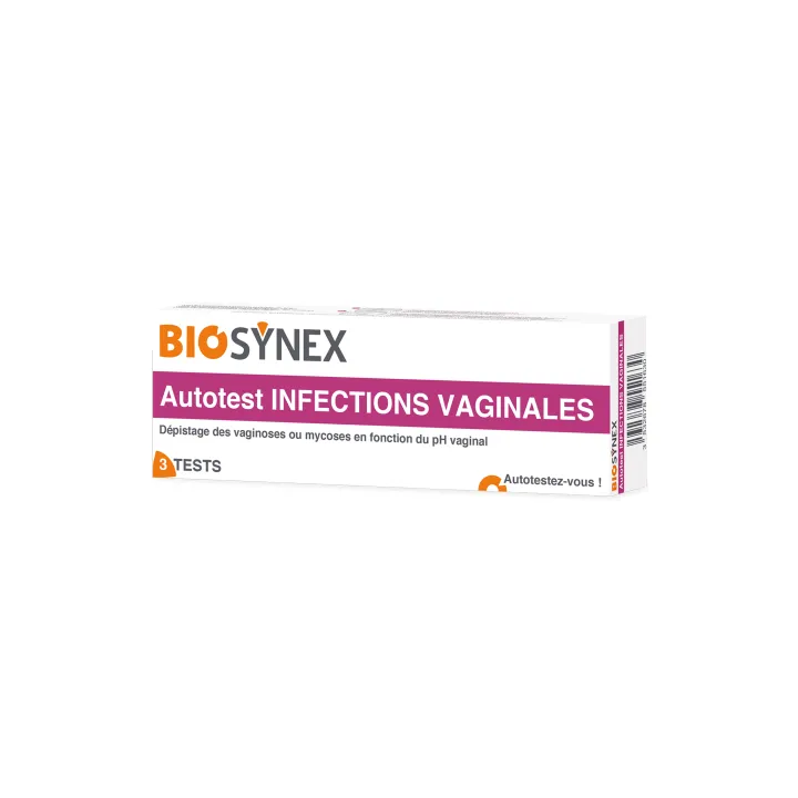 Autotest Vaginalinfektionen Biosynex - Packung mit 3 Tests