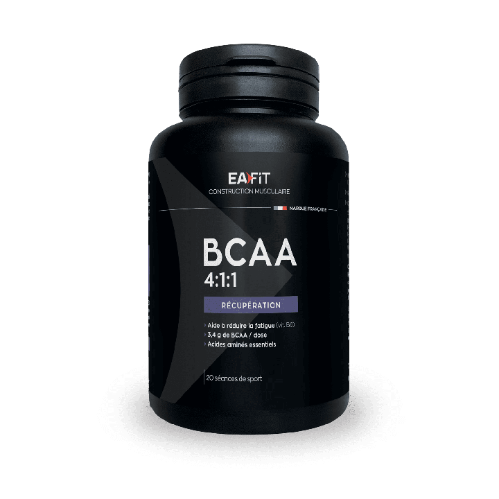 B.C.A.A. Erholung EaFit Muskelaufbau - Dose mit 120 Kapseln
