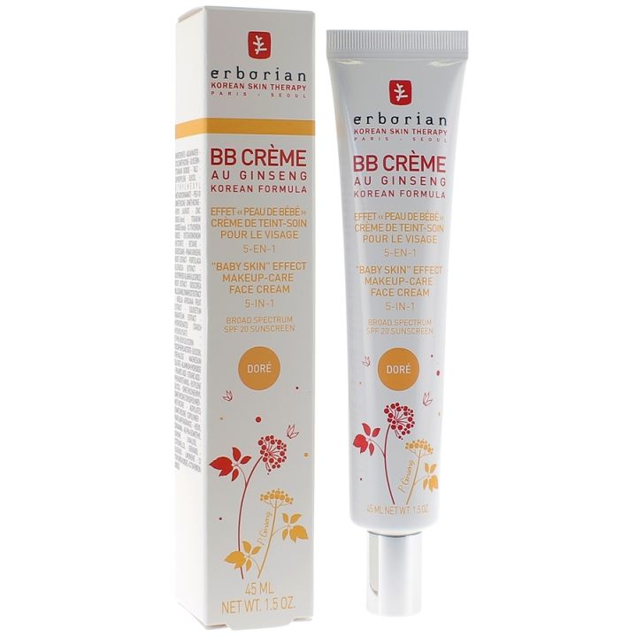 BB-Creme mit Ginseng in Goldton Erborian - Tube mit 45 ml