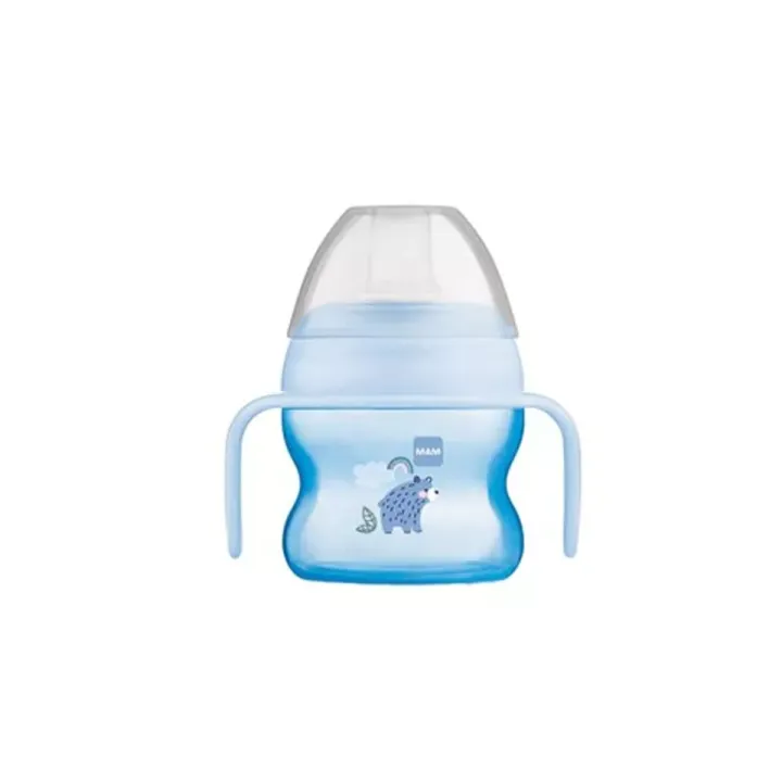 Weichtrinkbecher 6 Monate und älter Blau MAM - 1 Becher mit 150 ml
