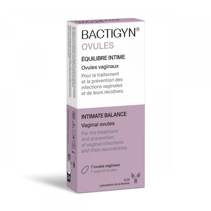 Bactigyn Intime Gleichgewicht Ccd - Packung mit 7 vaginalen Ovulen