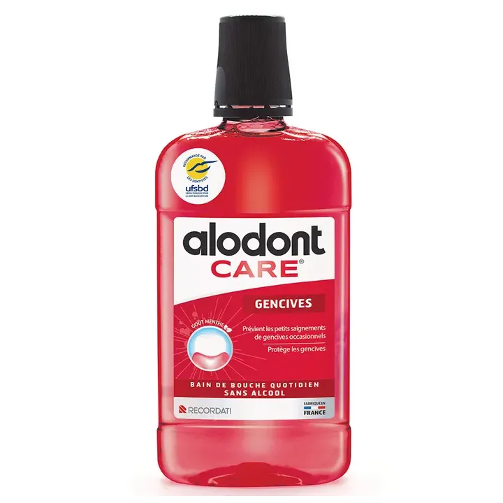 Mundspülung Zahnfleisch Alodont Care - Flasche 500 ml