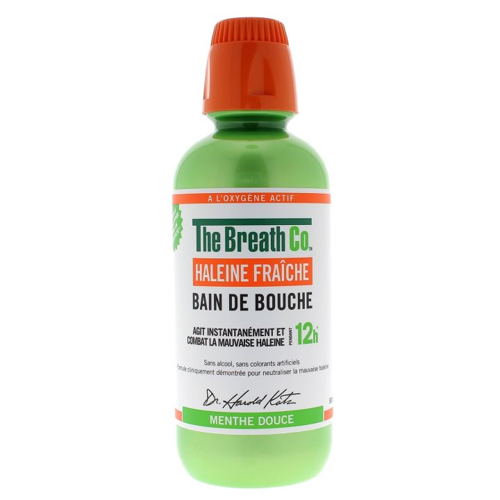 Mundspülung frischer Atem süße Minze The Breath Co - Flasche 500ml