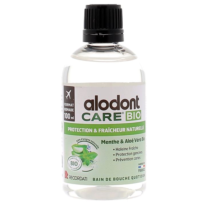 Mundspülung täglich Schutz & natürliche Frische bio Alodont Care - Flasche mit 100 ml