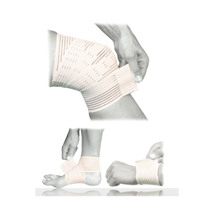Bande spandex strapping Knie weiß Donjoy - ein Band