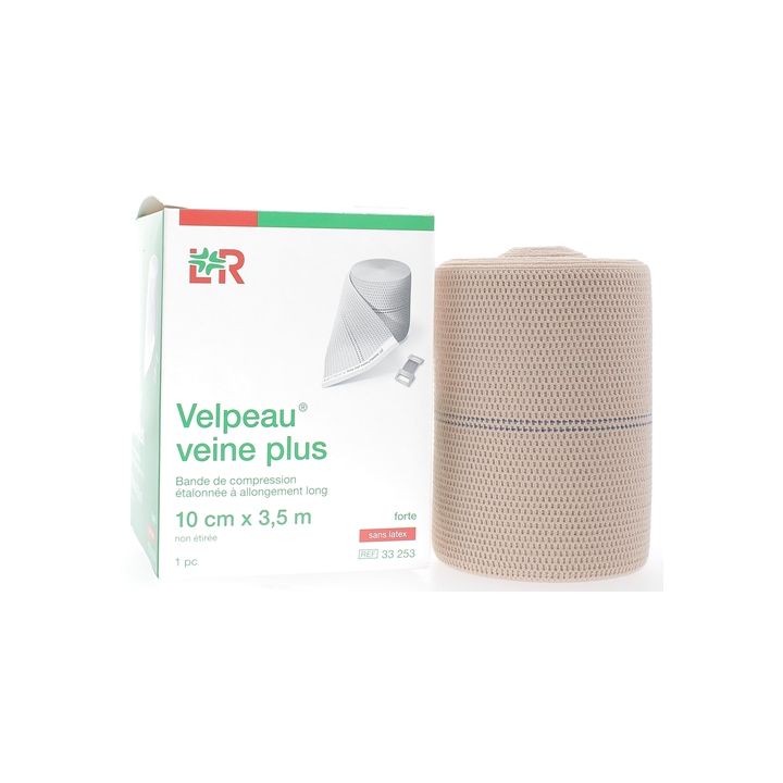 Kompressionsband für Venen, stärker ohne Latex Velpeau - 1 Band 10cmx3,5m