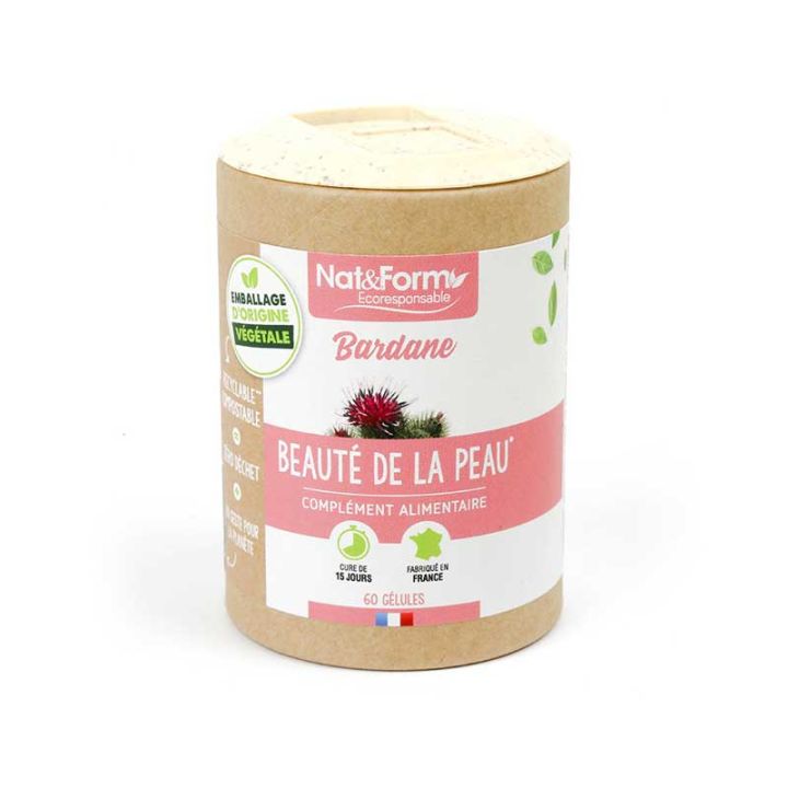 Bardane Ecoresponsable Nat&form - Dose von 60 Kapseln