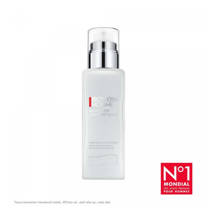 Basics line comfort balm Aftershave Balm Biotherm Homme - Pump bottle of 75ml
